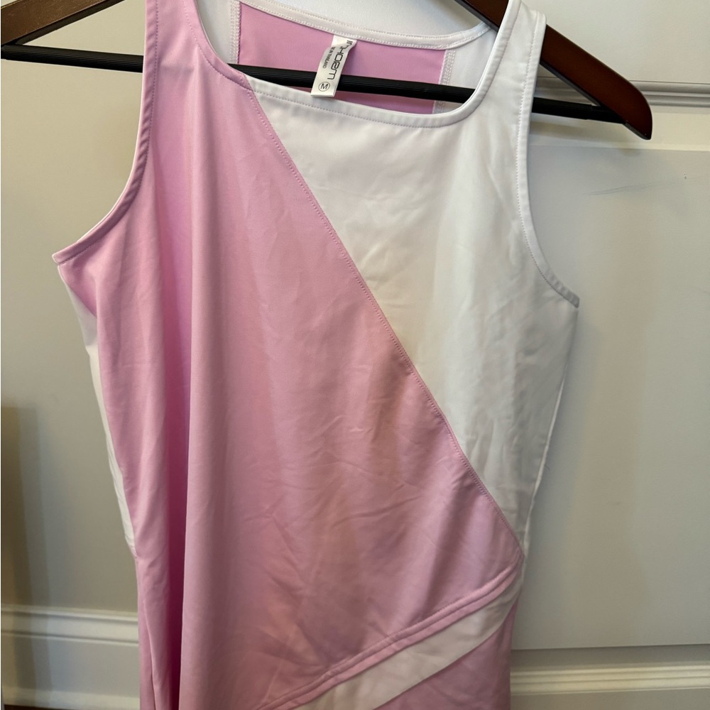 Imphorm pink / white tank top